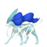 Image of captured shiny Suicune